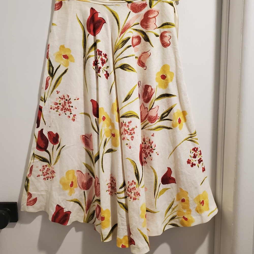 Linen Skirt - image 2